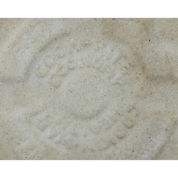 1930's Vintage USA Set of 2 Stoneware Cook-Rite Crock Bowl and Pie Plate Dish - Picture 8 of 15